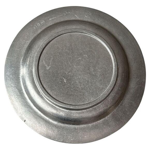 Vintage Wilton RWP Pewter Plate 11" Great Seal USA American Eagle Patriotic Deco - Picture 2 of 4